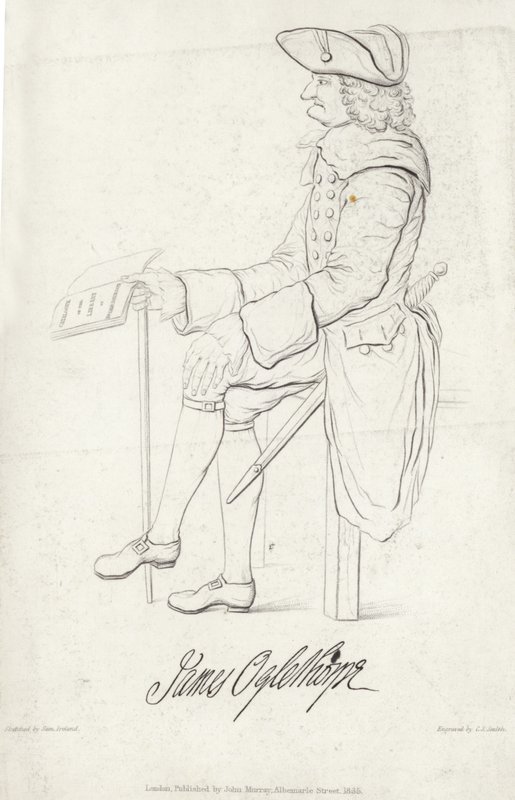 Porträtt av James Oglethorpe av Samuel Ireland