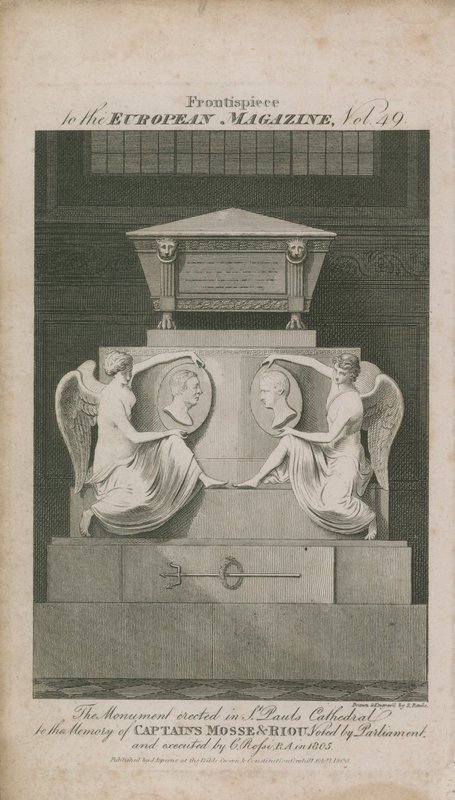 Monumentet uppfört i St Paul