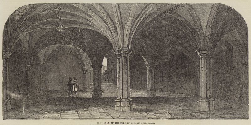The Crypt of the City of London Guildhall av Samuel Read