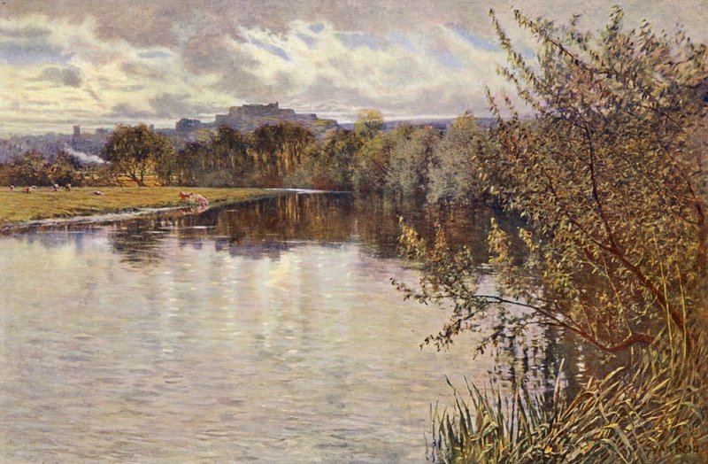 Stirling Castle (färglitografi) av Samuel Reid