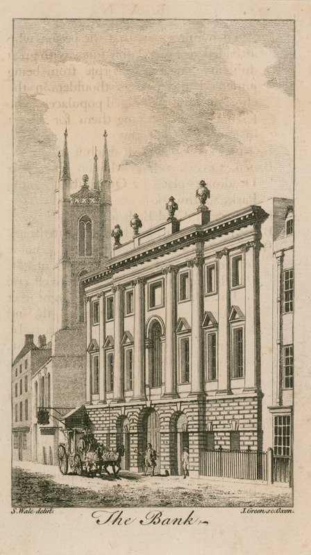 Bank of England, George Sampsons byggnad, 1734 av Samuel Wale