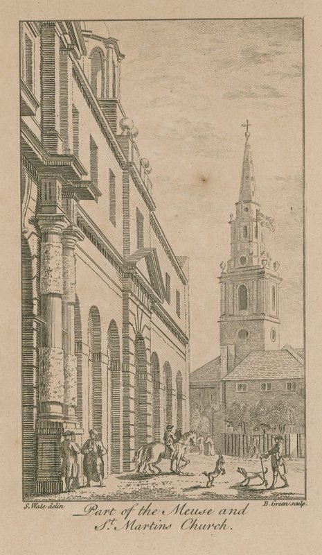 En del av Meuse och St Martins kyrka av Samuel Wale