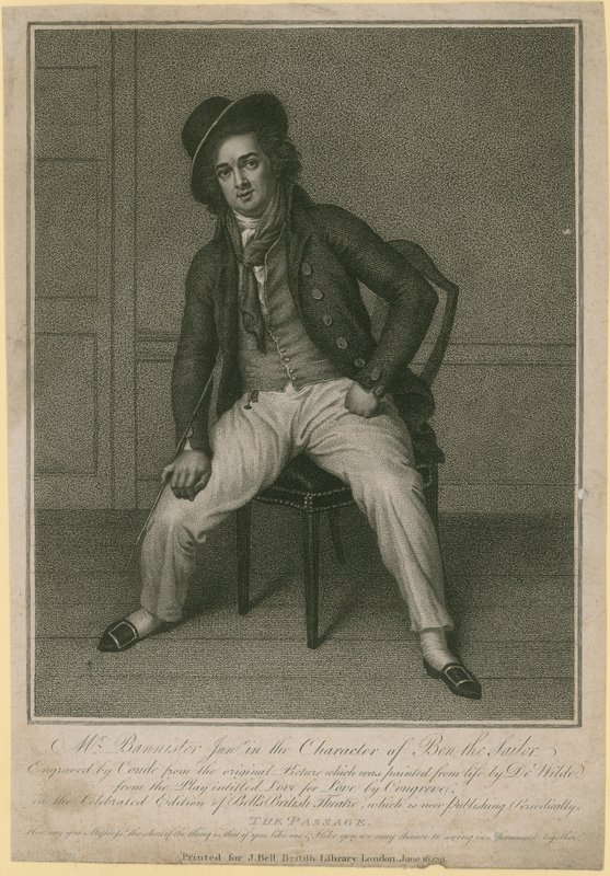 Mr Bannister junior i karaktären Ben the Sailor av Samuel de Wilde