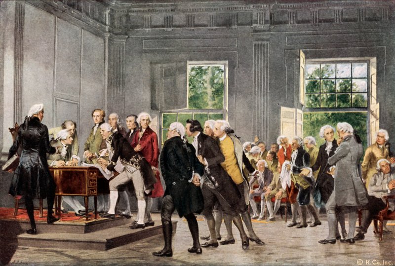 Självständighetsförklaringen av Sarah Paxton Ball Dodson