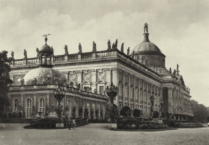 Potsdam, Neues Palais; New Palace (s/v foto) av Sasha Stone