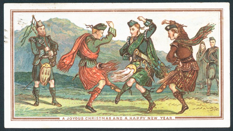Skotskt julkort av Scottish School