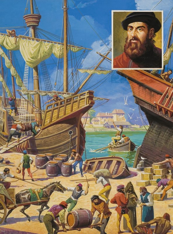Ferdinand Magellan av Severino Baraldi