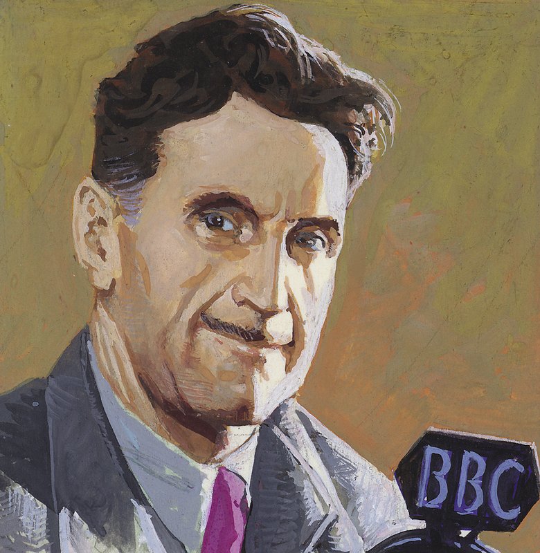 George Orwell (gouache på papper) av Severino Baraldi