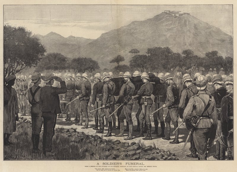 En soldats begravning av Sidney Paget