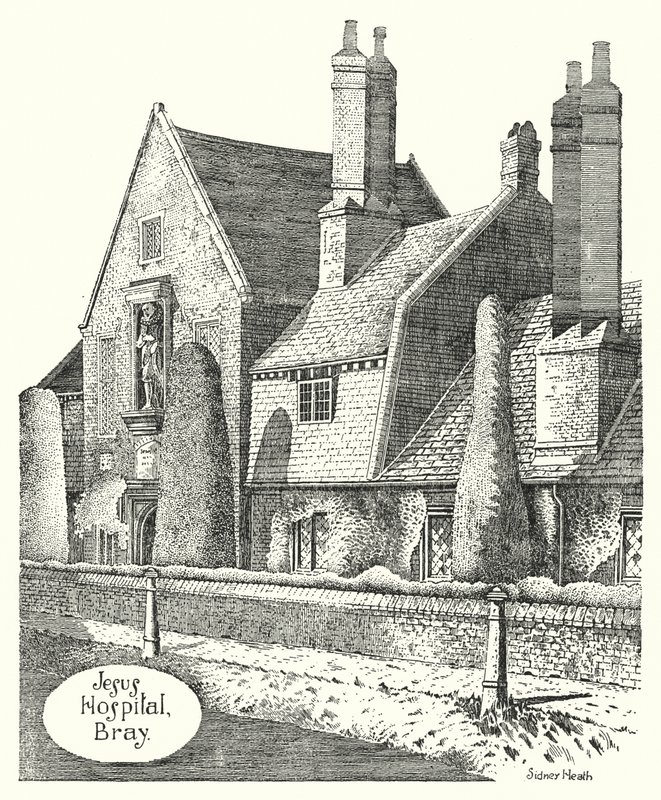Jesus Hospital, Bray (gravyr) av Sidney Heath
