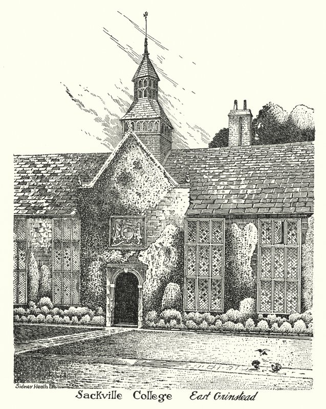 Sackville College, East Grinstead (gravyr) av Sidney Heath