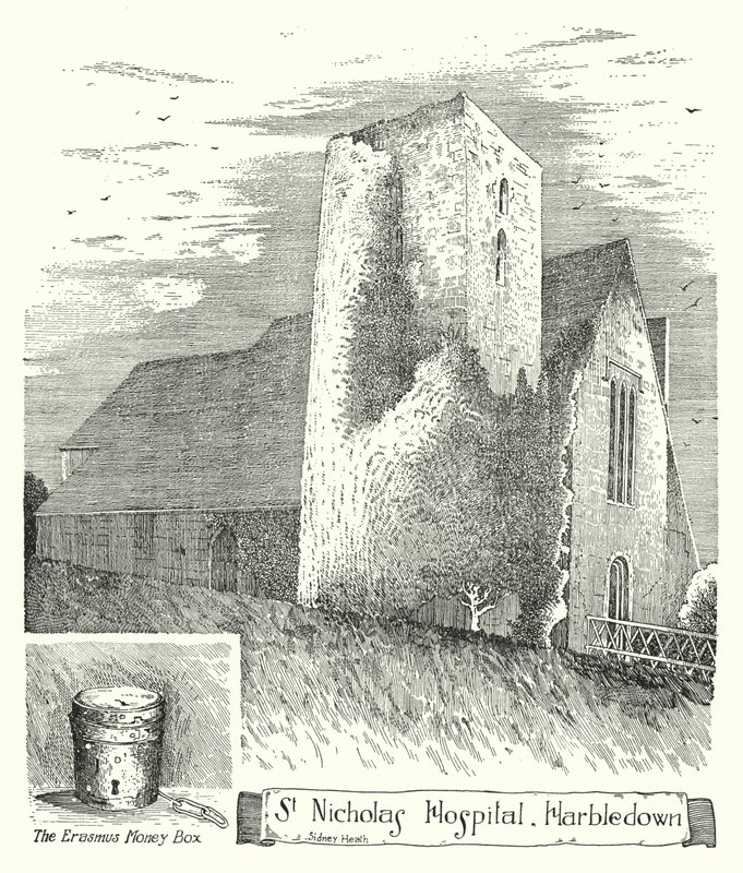 St Nicholas Hospital, Harbledown (gravyr) av Sidney Heath