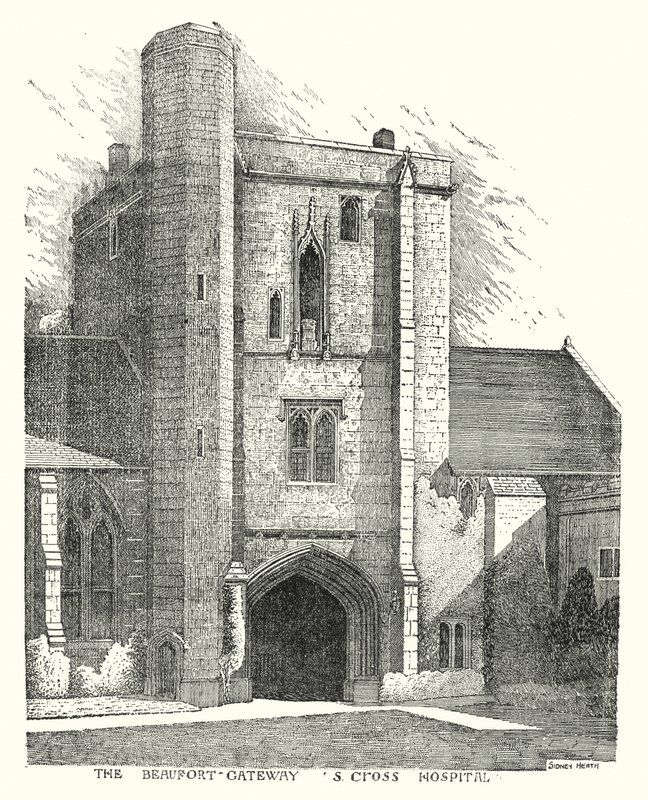 The Beaufort Gateway, S Cross Hospital (gravyr) av Sidney Heath