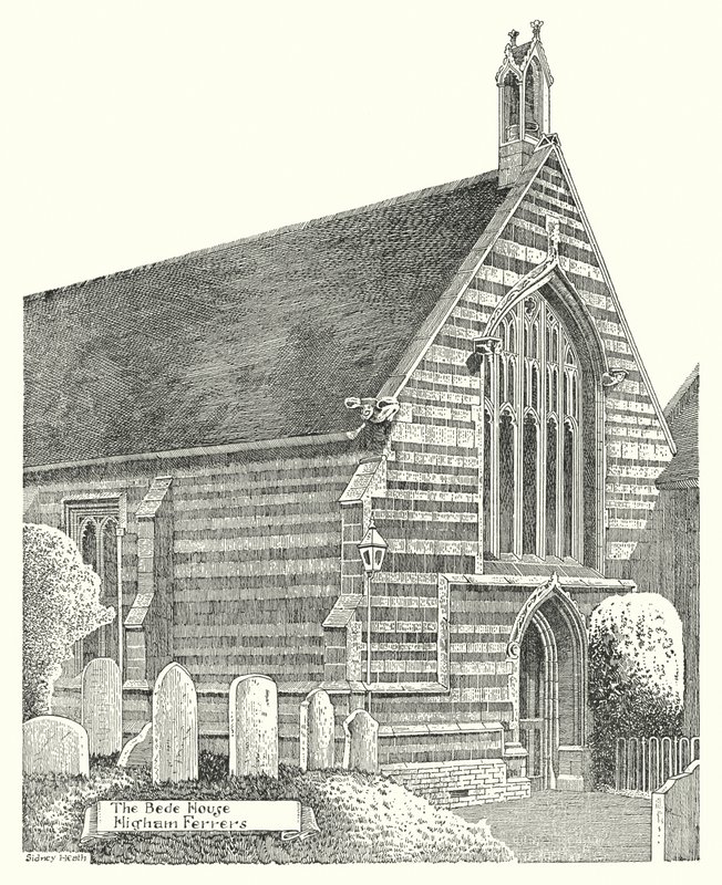 The Bede House, Higham Ferrers (gravyr) av Sidney Heath