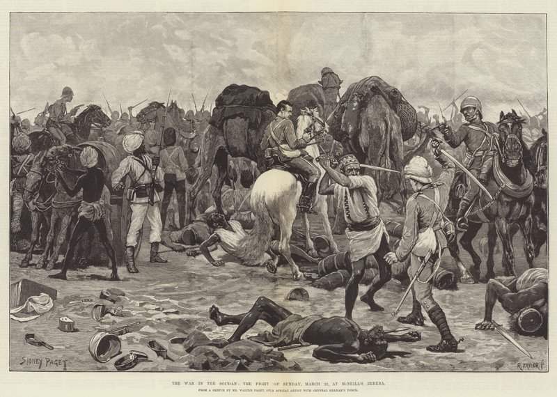 The War in the Soudan, the Fight of Sunday, 22 mars, på McNeill