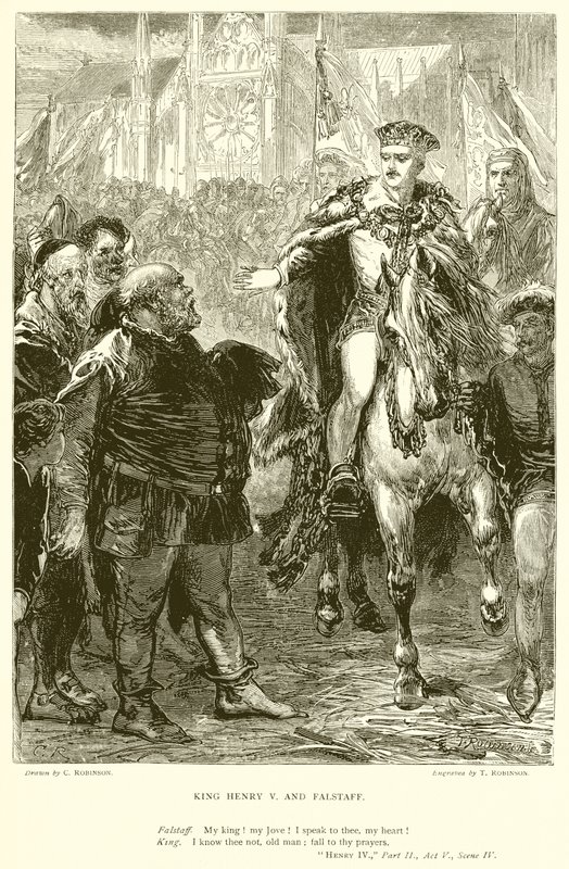 Kung Henrik IV del II av Sir John Charles Robinson