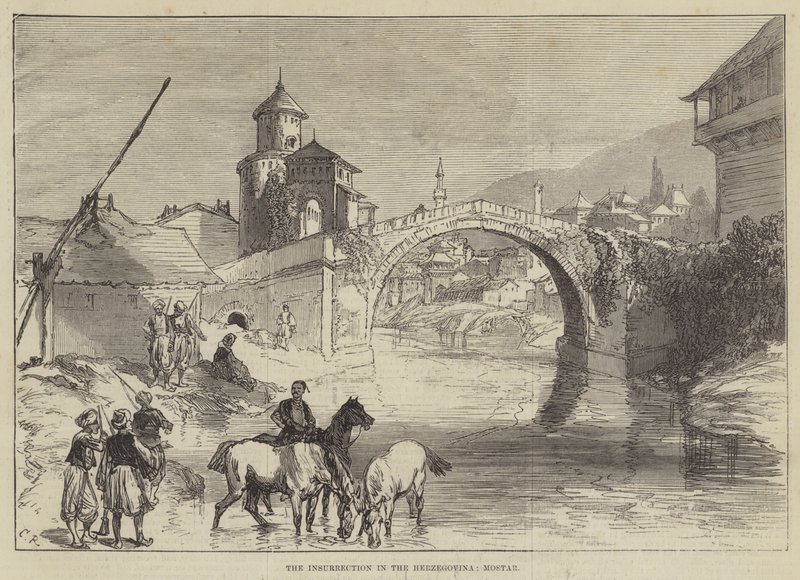 Upproret i Hercegovina, Mostar av Sir John Charles Robinson