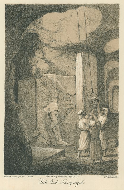 Fiskgud, Kouyunjik av Solomon Caesar Malan