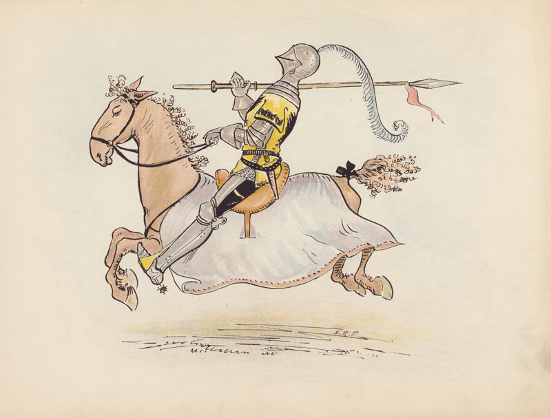 Illustration till Little Twin Dragons av S Rosamond Praeger (färglitografi) av Sophia Rosamond Praeger