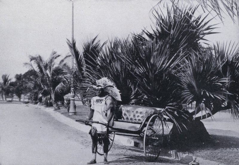 Köra Rickshaws på Bay Esplanade, Durban (eller/och foto) av South African Photographer