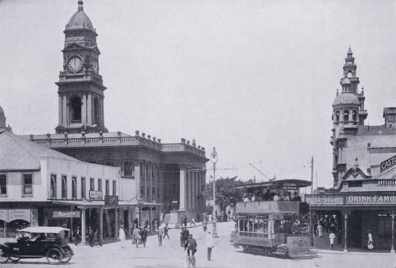 Gardiner Street, Durban (s/v foto) av South African Photographer