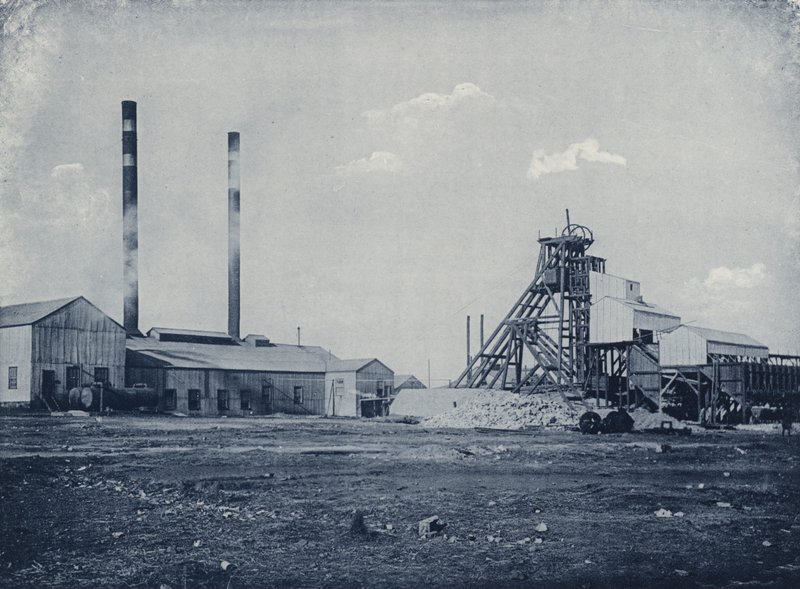 Head Gear, Ferreira Gold Mining Company (s/v foto) av South African Photographer