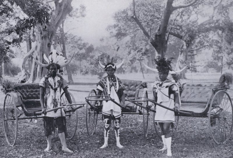 Typiska Ricksha Boys (s/v foto) av South African Photographer