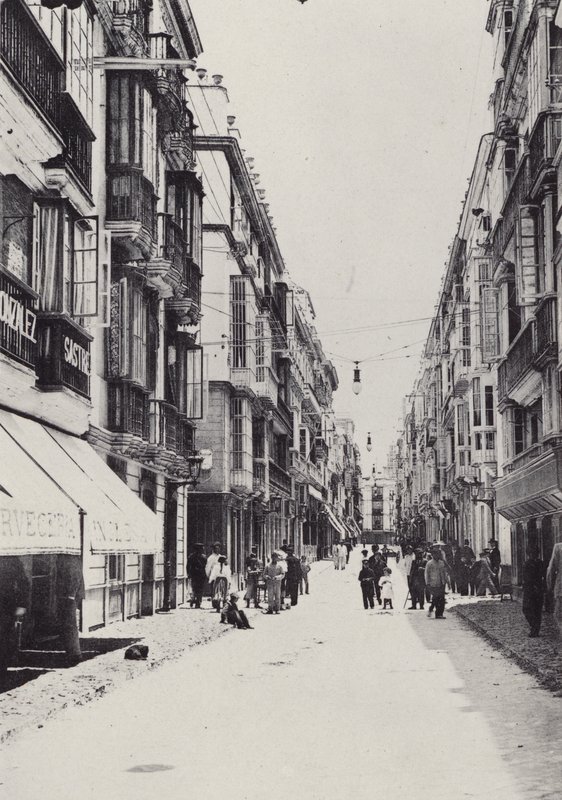 Cadiz: Calle Ancha (s/v foto) av Spanish Photographer