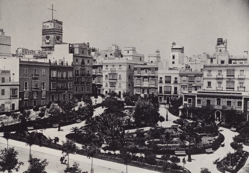 Cadiz: Plaza de Guerra Jimenez (s/v foto) av Spanish Photographer