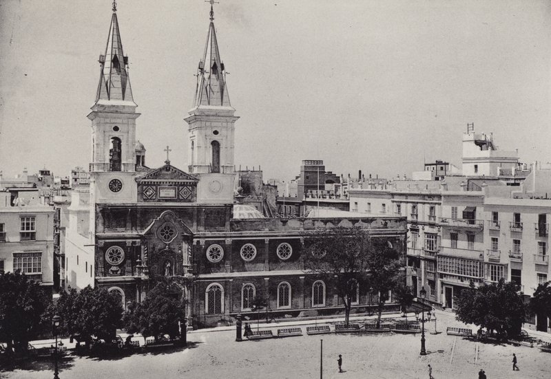 Cadiz: Constitution Square (s/v foto) av Spanish Photographer