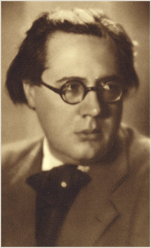 Porträtt av Andres Segovia (svartvitt foto) av Spanish Photographer