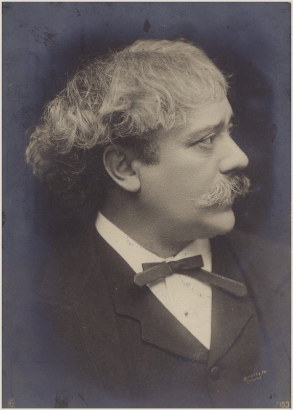 Porträtt av Pablo de Sarasate av Spanish Photographer