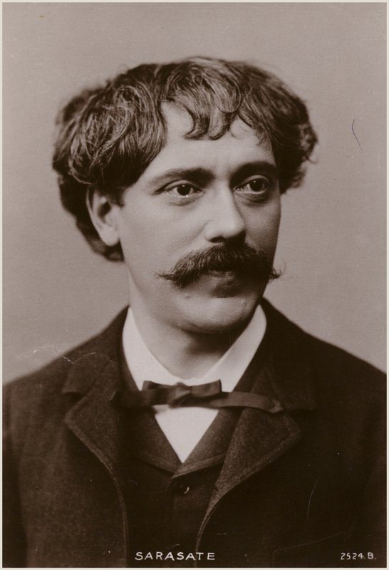 Porträtt av Pablo de Sarasate av Spanish Photographer
