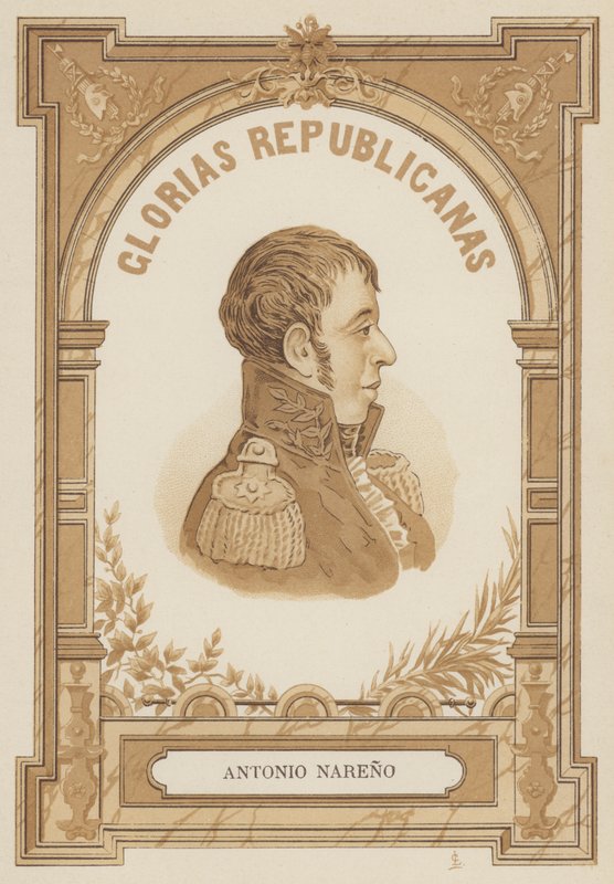 Antonio Narino, colombiansk militär och politisk ledare av Spanish School
