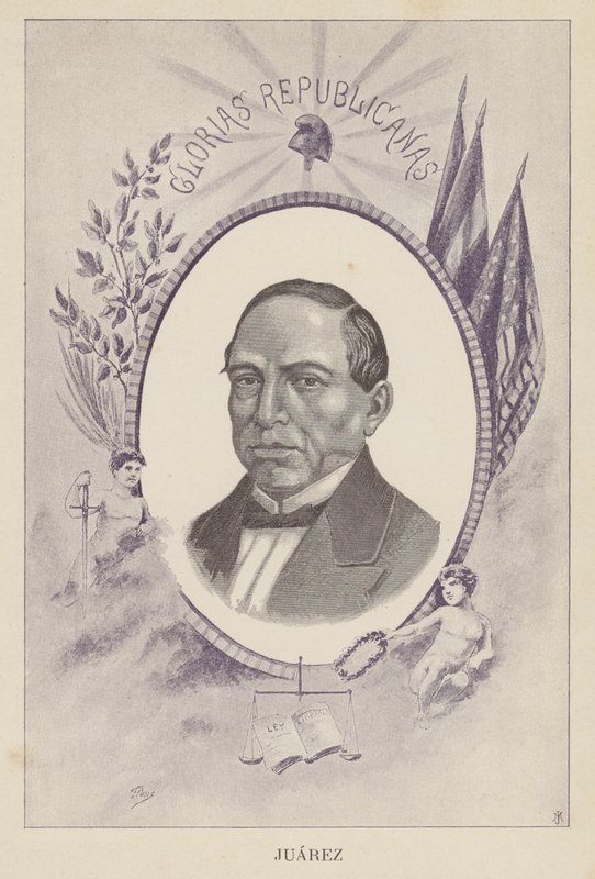 Benito Juarez, mexikansk advokat och politiker av Spanish School