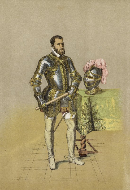 Karl V, helige romerske kejsare av Spanish School