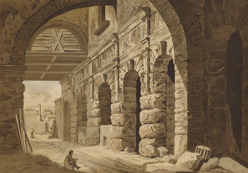 Domitianus galleri, Rom av Spanish School