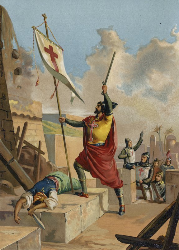 Godfrey of Bouillon, frankisk riddare och korsfarare, 1000-talet av Spanish School