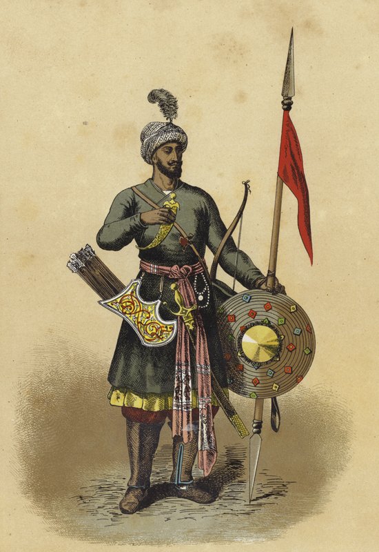 Indisk krigare, 1400-talet av Spanish School