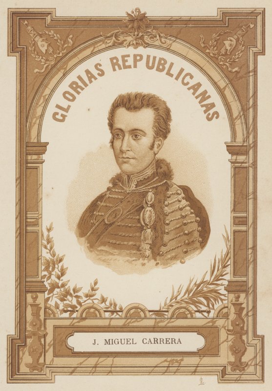 Jose Miguel Carrera, chilensk general och politiker av Spanish School