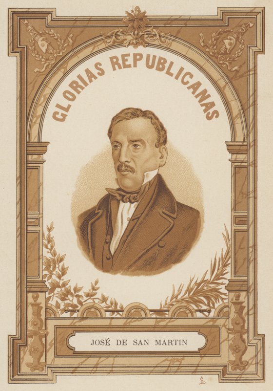 Jose de San Martin, argentinsk general av Spanish School