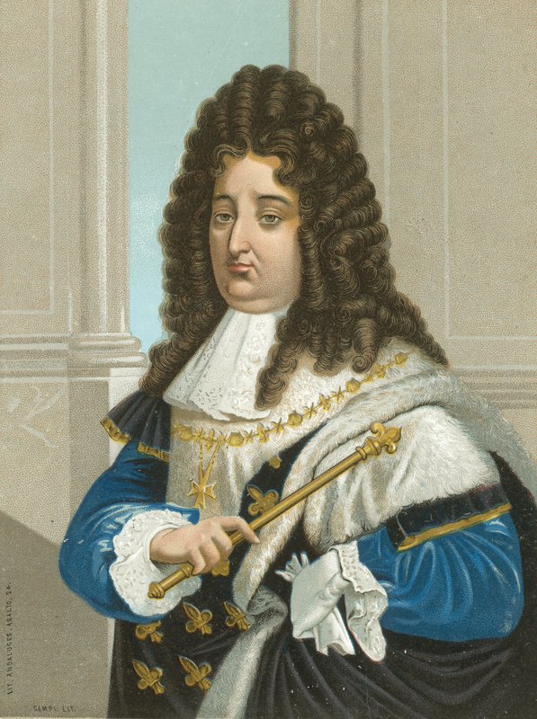kung Ludvig XIV av Frankrike av Spanish School