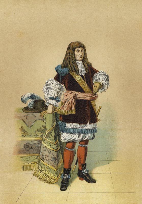 Ludvig XIV, kung av Frankrike, 1680 av Spanish School