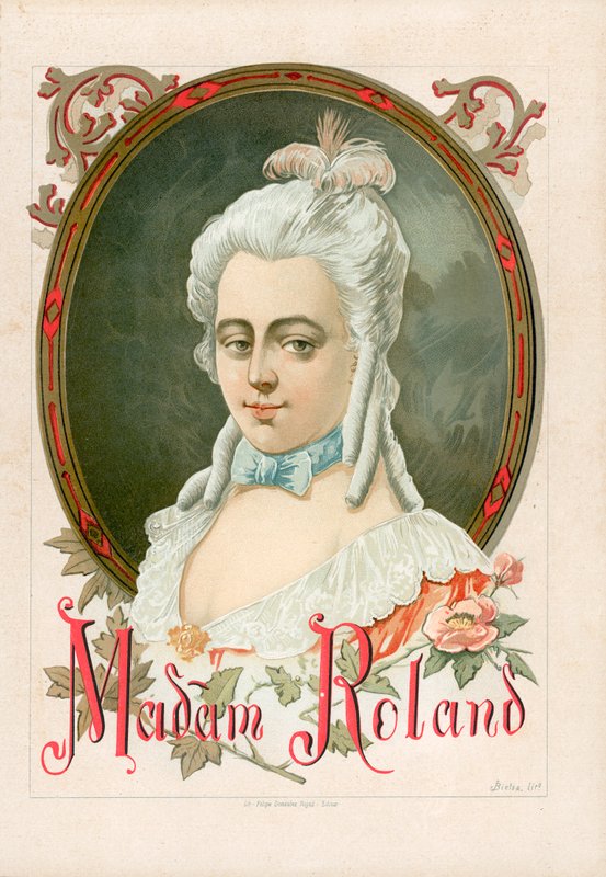 Marie-Jeanne Roland, mer känd helt enkelt som Madame Roland av Spanish School