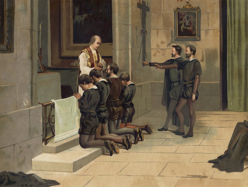 St Ignatius av Loyola, grundaren av jesuiterna av Spanish School