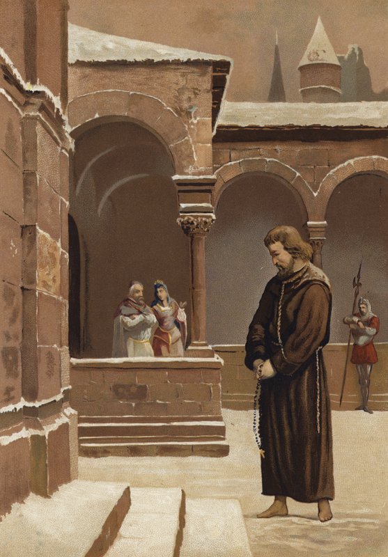 Botten av den helige romerske kejsaren Henrik IV av Spanish School