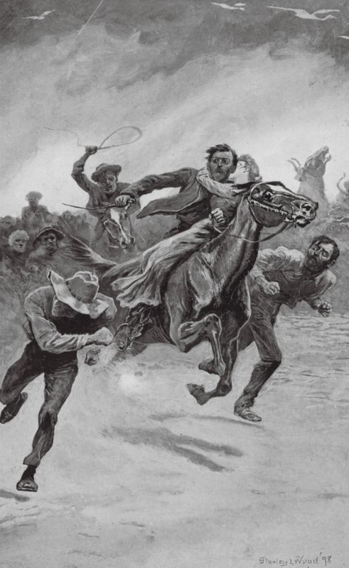 "Svarta torsdagen", 6 februari 1851 (litografi) av Stanley L. (after) Wood