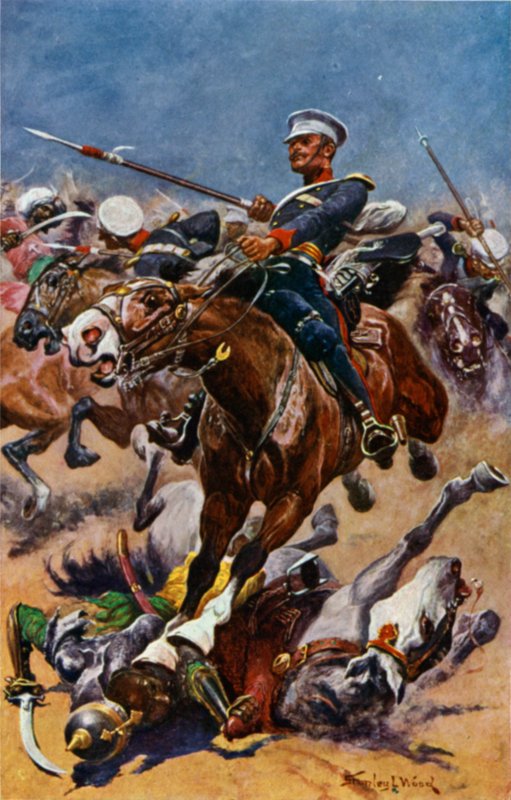 Den 9:e Lancers vid Chilleanwallah av Stanley L. Wood