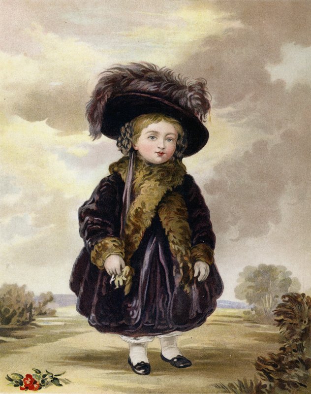 Prinsessan Victoria när hon var fyra år av Stephan Poyntz Denning