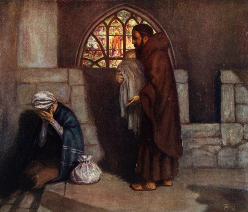The First Brother of Charity, Saint John of God (färg litho) av Stephen Reid